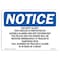 Signmission OSHA Notice Sign, 7" Height, 10" Width, Security Alert! This Trailer Is Protected Sign, Landscape OS-NS-D-710-L-18268 - alternate 1